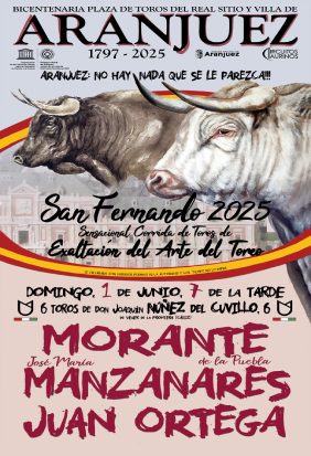 Aranjuez bullfighting 2025