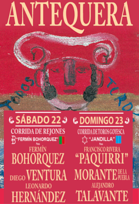 Poster CARTEL DE TOROS ANTEQUERA 2015