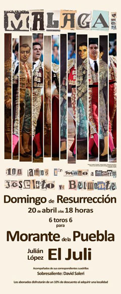 Poster DOMINGO RESURRECCIÓN  MÁLAGA 2014