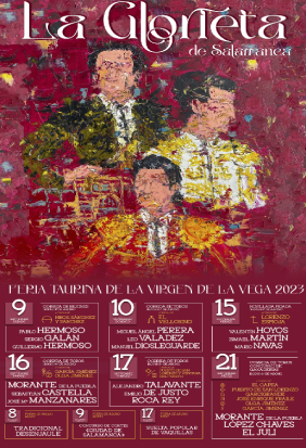 Bullfighting poster Salamanca 2023