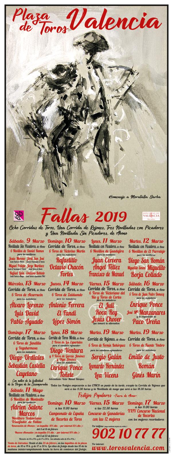 Poster BULLS FALLAS 2019