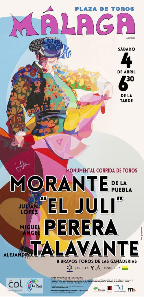 Cartel de toros Málaga 2015
